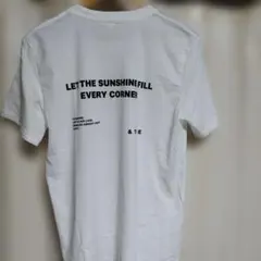バックプリント ロゴ Tシャツ ホワイト L