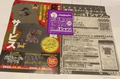 ウルトラジャンプ スティールボールラン Tシャツ 応募券 ジョジョの奇妙な冒険