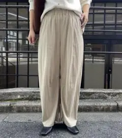jena espace merveilleux リラックスカーブパンツ　カーキ