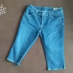 美品!MK KLEIN＋デニム ジーンズ 半端丈 クロップド  36