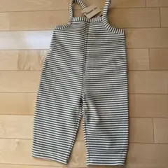 organic zoo ストライプサロペット3-4y