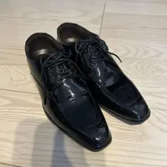 箱付きドレスシューズ ブラック レースアップ　コスプレ・結婚式用等