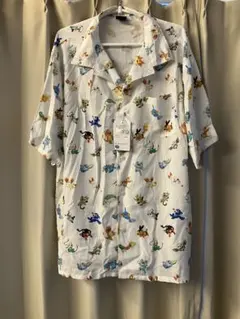 完売品 レア ピクセル柄つば九郎アロハシャツ ヤクルトスワローズ S