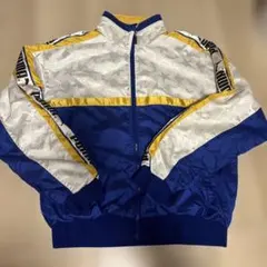 PUMA ヒットユニオン　ナイロン　90年代 イエロー　ブルー　ジャージ　レトロ