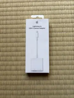 【Apple純正】Lightning - USB 3カメラアダプタ（本体美品）