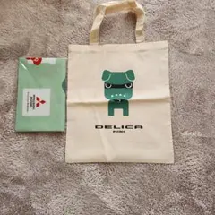 三菱　デリカミニ　トートバック＆デリ丸。×ハローキティレジャーシート