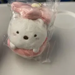 すみっコぐらし　和菓子ぶらさげぬいぐるみしろくま