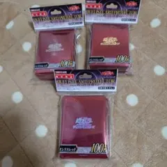 遊戯王 コナミフレンドリーショップ 限定 スリーブ オシリスレッド　3個