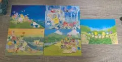 ポケモン ポストカード ピカチュウプロジェクト　ふくやまけいこ　5枚1セット