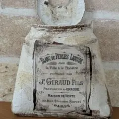 リメ缶　多肉寄せ植えに　アンティーク加工　ピュアホワイト