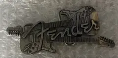 Fender ギターモチーフ バックル 約12.5cm x 5.5cm
