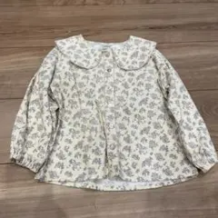 新品テータテートママコラボセーラー花柄ブラウス95cm