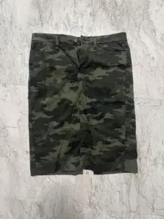 迷彩 ミニスカート