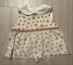 コンビミニ　花柄ツーウェイ・ドレスオール 70-80cm