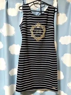 Rady ボーダー ミニワンピ