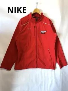 NIKE ナイキ ヴィンテージ ナイロンジャケット ロゴ刺繍 ジップアップ L