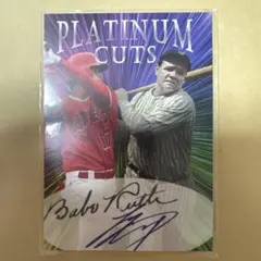 Babe Ruth Platinum Cuts サインカード