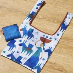 KALDI(カルディ)◆動物モチーフ エコバッグ白　新品未使用ノベルティ非売品