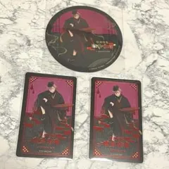 桃源暗鬼 花魁坂京夜 アニメイトカフェ 百鬼暗行 箔押しカード 特典 コースター