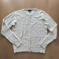 BEAMS HEART ケーブルニットセーター 長袖