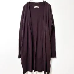 Bou Jeloud ブージュルード 長袖カーディガン フリー 茶色 ブラウン