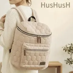 HusHusH ハッシュアッシュ リュック バックパック ベージュのサムネイル