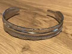 【新品未使用】ハワジュ/バングル/シルバー/メンズ/レディース/アクセサリー/羽
