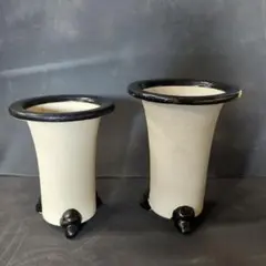出西窯 定価6,900円 キャットボウル フードボウル 水飲み器 セット