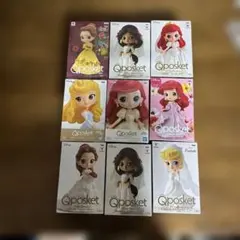 Ｑposket Disneyプリンセス8体セット