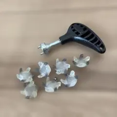 ゴルフシューズスパイク交換レンチ　ソフトスパイク7個セット