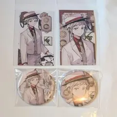 文豪ストレイドッグス C106 ブロマイド 缶バッジ 中島敦