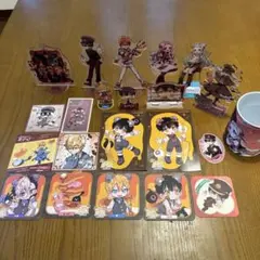 花子くん アクスタとカードセット(限定コラボカフェ特典等)+マグカップ(未使用)