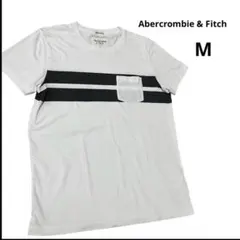 Abercrombie & Fitch マッスルフィット Tシャツ ボーダー M