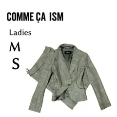 レディース Sサイズ Mサイズ コムサイズム スーツ gray色