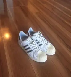 adidasスーパースター 2ブリング・本革・表記サイズ27.5cm (小さめ)