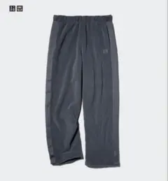 UNIQLO ニードルコラボ　フリースワイドパンツ