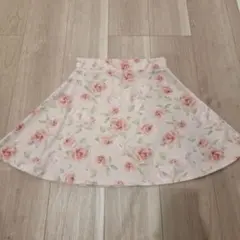 ★MA＊RS★マーズ★ピンク★花柄★薔薇★バラ★フレア★ミニスカート★M★新品★のサムネイル