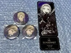 ツイステ ヴィル AGF アニプレ 寮服 缶バッジ スケアリー 特典 カフェ