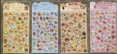ぷくぷくシール ドロップシール シール交換 平成 大量 かわいい 4枚セット