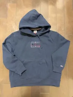 Tommy jeans トレーナー紺色　L