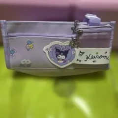 【MINISO新品未使用】クロミ紫色のキャラクター 付きペンケース