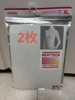 2枚　ユニクロ　ヒートテックタートルネックT（長袖） XL