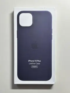 【新品未使用】iPhone14用純正レザーケース　ネイビー 2025年最新】iphone14 レザーケース 純正の人気アイテム - メルカリ