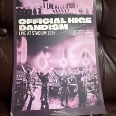 Official髭男dism スタジアムライブメモリアルチケット クリアファイル Official髭男dism スタジアムライブメモリアルチケット クリア