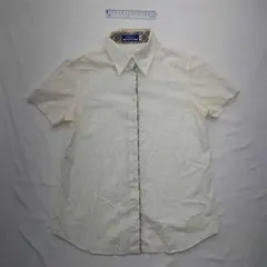 ★BURBERRY BLACK LABEL　ホワイト シャツ 半袖
