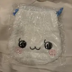 しずくちゃんもこもこ巾着ポーチ【みるみるちゃん】