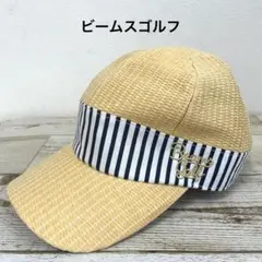 BEAMS GOLF/ストライプ リボン ペーパーキャップ　帽子　ビームスゴルフのサムネイル