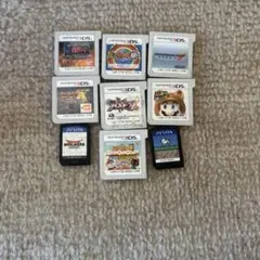 ニンテンドー3DSソフト7本 プレーステーションビータソフト2本