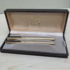 ダンヒル　万年筆(ペン先14K )とボールペンのセット　ヴィンテージ　美品のサムネイル