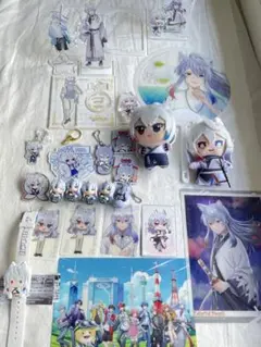 どぬく まとめ売セット　カラフルピーチ アクスタ　キーホルダー